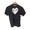 プレイコムデギャルソン PLAY COMME des GARCONS ハートワッペン クルーネックTシャツ レディース JPN:S