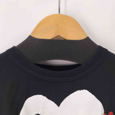 プレイコムデギャルソン PLAY COMME des GARCONS ハートワッペン クルーネックTシャツ レディース JPN:S