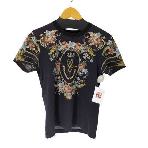 ドルチェアンドガッバーナ DOLCE&GABBANA 花柄デザイン S/S Tシャツ メンズ UK:44