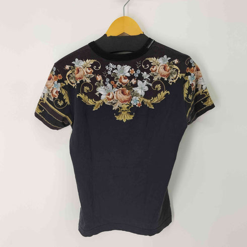 ドルチェアンドガッバーナ DOLCE&GABBANA 花柄デザイン S/S Tシャツ メンズ UK:44