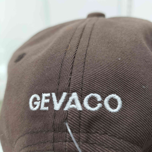 GEVACO ロゴ刺繍 6パネルキャップ レディース