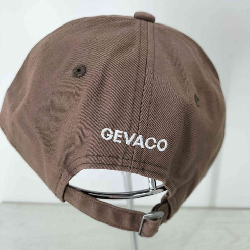 GEVACO ロゴ刺繍 6パネルキャップ レディース