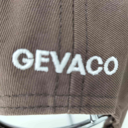 GEVACO ロゴ刺繍 6パネルキャップ レディース