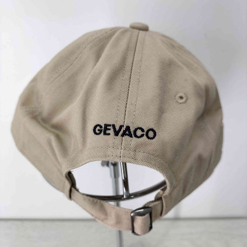 GEVACO ロゴ刺繍 6パネルキャップ レディース