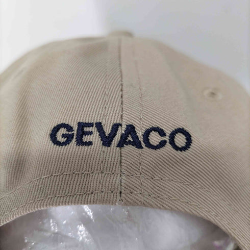 GEVACO ロゴ刺繍 6パネルキャップ レディース