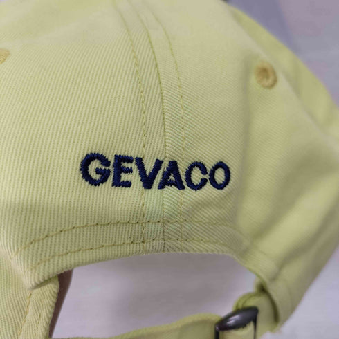 GEVACO ロゴ刺繍 6パネルキャップ レディース