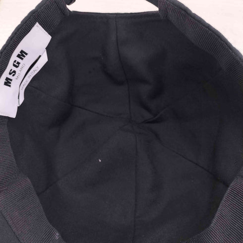 エムエスジーエム MSGM ロゴ刺繍キャップ メンズ