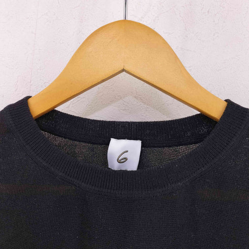 ロクビューティーアンドユースユナイテッドアローズ 6 BEAUTY & YOUTH UNITED ARROWS SHORT WIDE KNIT PULLOVER レディース