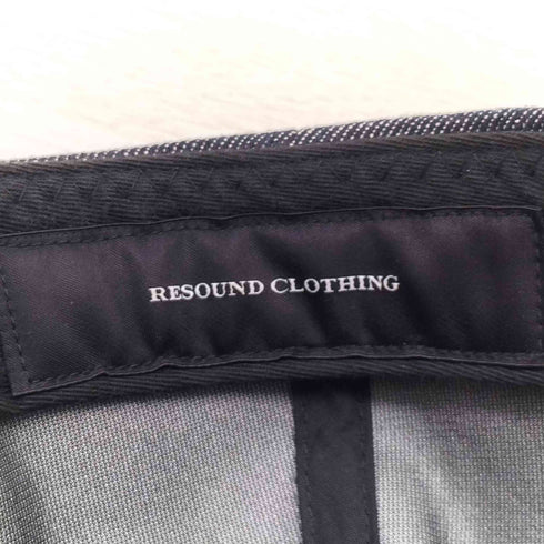 リサウンドクロージング RESOUND CLOTHING ロゴ刺繍デニムキャップ メンズ