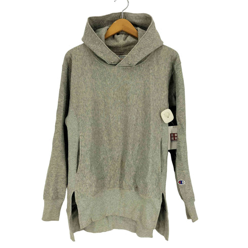 チャンピオン Champion REVERSE WEAVE リバースウィーブ 袖目あり 裾スリット プルオーバー パーカー レディース JPN:M