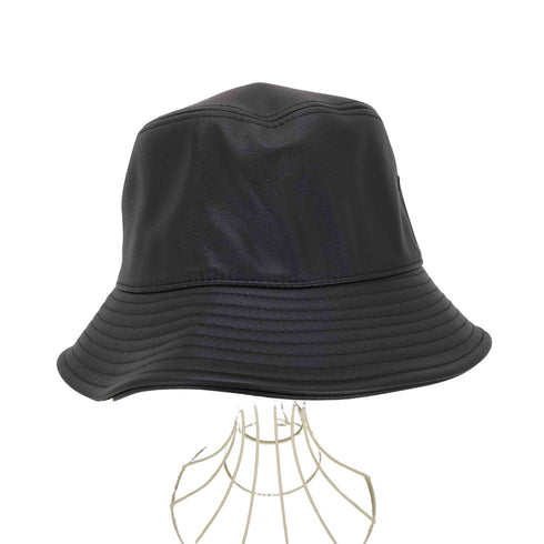 ノーアイディー NO ID. エコレザーハット メンズ L/XL