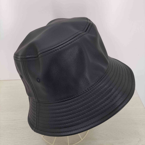 ノーアイディー NO ID. エコレザーハット メンズ L/XL
