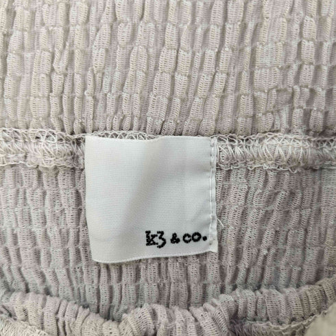 ケイスリーアンドコー k3&co. SHIRRING SKIRT レディース S