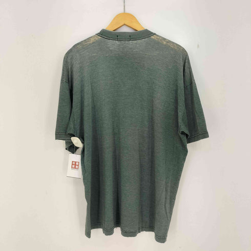ワンポイント刺繍 クルーネックTシャツ メンズ