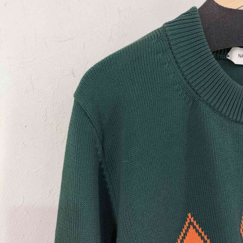 ナマチェコ NAMACHEKO ALMAZ INTARSIA SWEATER メンズ import:S