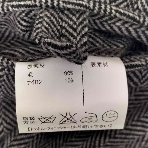 銀座山形屋 ヘリンボーンスラックス メンズ