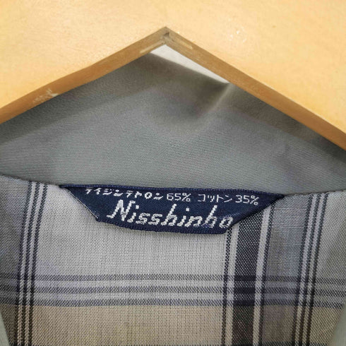 Nisshinbo 比翼ステンカラーコート メンズ