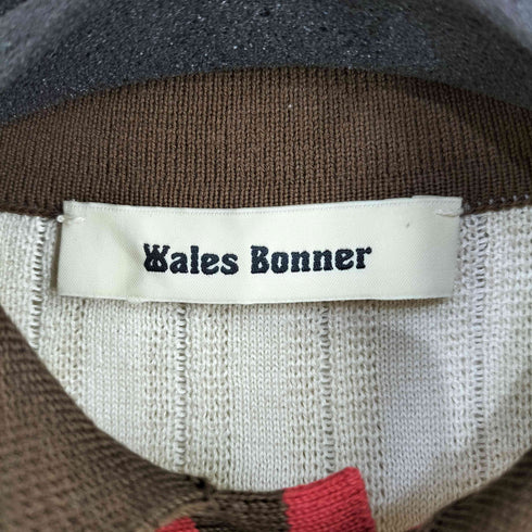 ウェールズボナー WALES BONNER 22SS VOLTA JAZZ Sun Polo ニットポロシャツ メンズ import:S