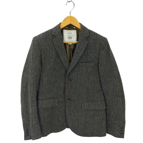 ワークノットワーク work not work MAGEE カシミヤ混 2B ウールテーラードジャケット メンズ JPN:S