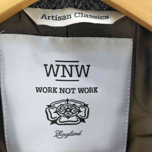 ワークノットワーク work not work MAGEE カシミヤ混 2B ウールテーラードジャケット メンズ JPN:S