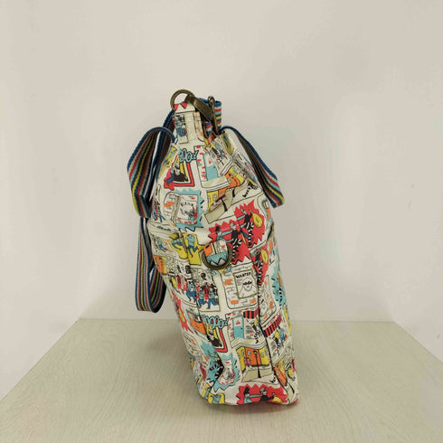 キャスキッドソン Cath Kidston 銀行泥棒 総柄 2wayバッグ レディース