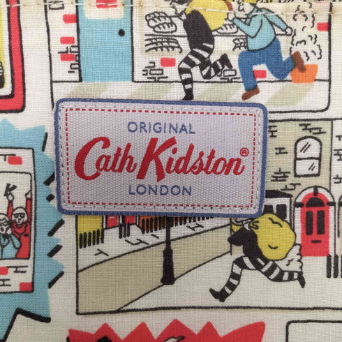 キャスキッドソン Cath Kidston 銀行泥棒 総柄 2wayバッグ レディース