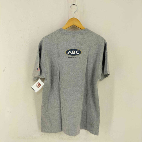 ヘインズ Hanes ABC USA 両面プリント 霜降りTシャツ 星条旗 メンズ import:L