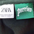 ザラ ZARA PERRIER フロントプリントプルオーバーパーカー メンズ import:M