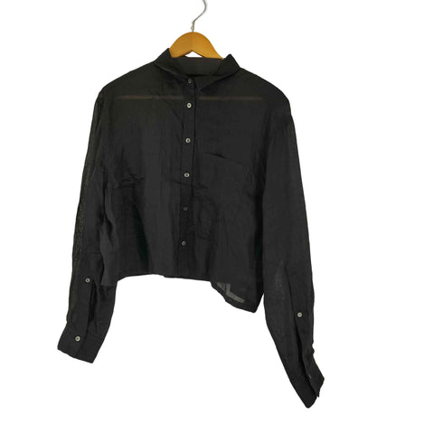 リヴドロワ RIVE DROITE ラミークロップドシャツ レディース FREE