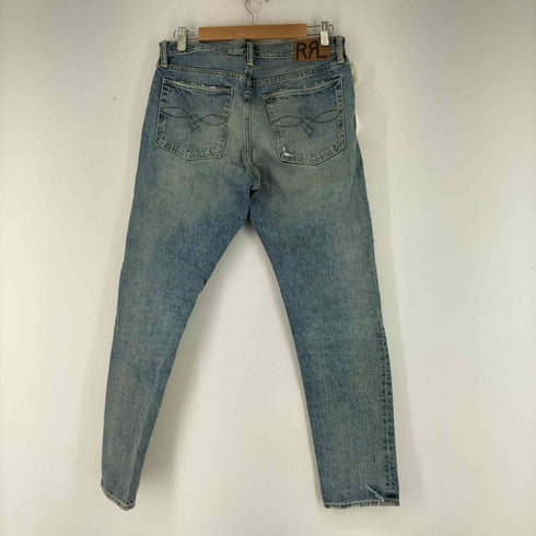 ダブルアールエルラルフローレン RRL RALPH LAUREN ダメージ加工デニムパンツ メンズ 31X30