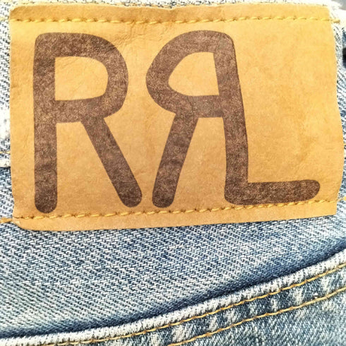ダブルアールエルラルフローレン RRL RALPH LAUREN ダメージ加工デニムパンツ メンズ 31X30