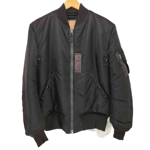 バズリクソンズ BUZZ RICKSONS WILLIAM GIBSON COLLECTION JACKET FLTING INTERMEDIATE Type BLACK MA-1 SLENDER Long メンズ US:36