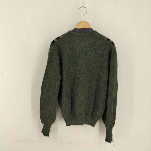 LEMMERMAYER VIENNA MADE IN AUSTRIA アルパカ100 総柄Vネックニット メンズ UK:42