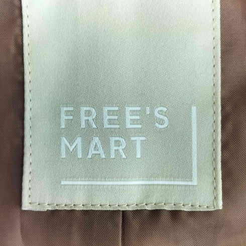 フリーズマート FREES MART 麻調合繊 ダブルブレストジャケット ベルト付き2タックワイドパンツ セットアップ レディース 上S/下M