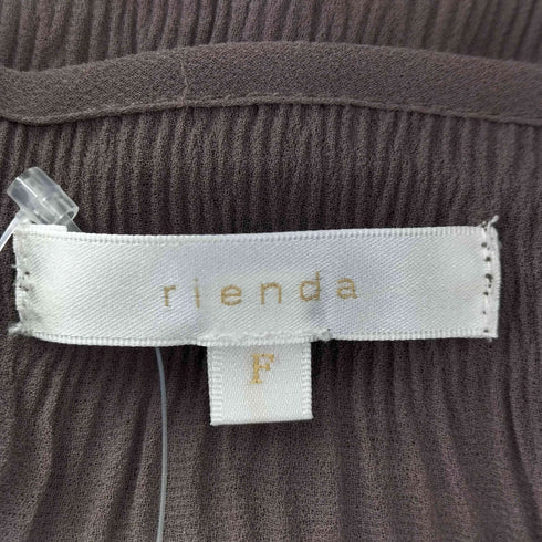 リエンダ rienda ウエストシャーリングOP レディース FREE