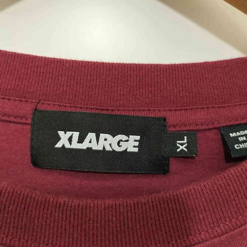 エクストララージ XLARGE CROWN L/S TEE ロンT バーガンディー メンズ JPN:XL