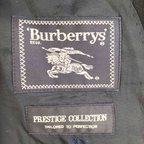 バーバリーズ BURBERRYS ストライプ柄 2B ウールテーラードジャケット メンズ