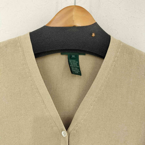 ローレンラルフローレン LAUREN RALPH LAUREN シルクコットン カーディガン レディース import:M