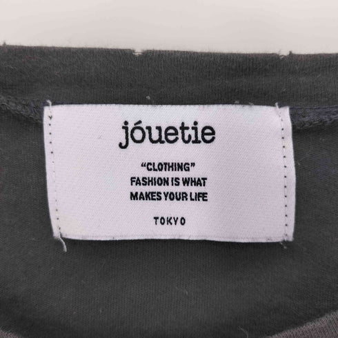 ジュエティ jouetie 23SS ダメージ グランジ ロンT ボロ レディース JPN:M