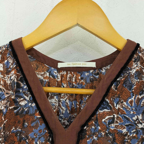 ヌキテパ NE QUITTEZ PAS 別注 COTTON ETHNIC PRINT DRESS レディース
