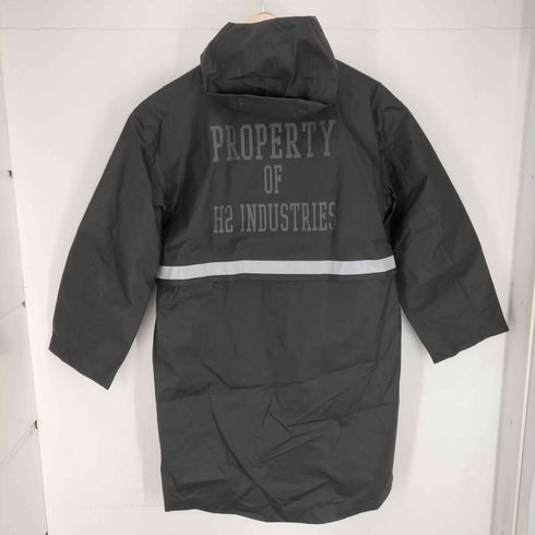 エイチアンドエム H&M バックプリントリフレクターデザインコート メンズ JPN:XS