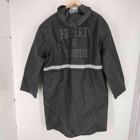 エイチアンドエム H&M バックプリントリフレクターデザインコート メンズ JPN:M