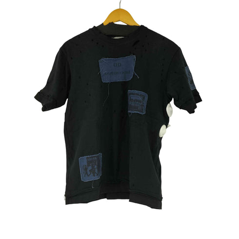 エイチシータカシイトウ HxCx takashi ito デストロイ パッチワークTシャツ メンズ JPN:S