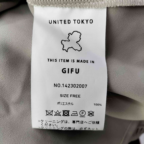 ユナイテッドトウキョウ UNITED TOKYO ノースリーブ異素材コンビブラウス レディース FREE