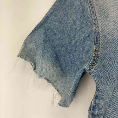 ザラ ZARA ナンバリング デニムプルオーバー レディース XL