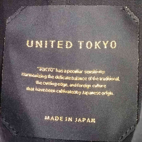 ユナイテッドトウキョウ UNITED TOKYO ショルダー フリンジ デザイン S/S シャツ ワンピース レディース FREE