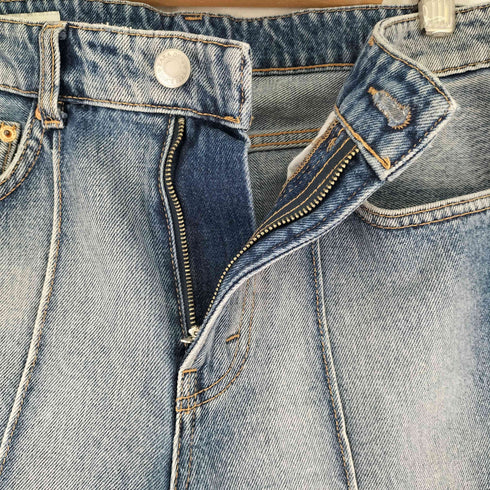 ザラ ZARA センターライン デニムフレアパンツ メンズ 40