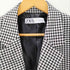 ザラ ZARA クロップド丈 ギンガムチェック ジャケット レディース import:M