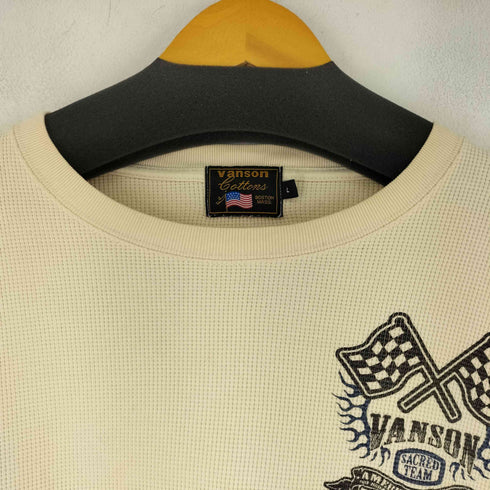 バンソン VANSON 両面プリントサーマルカットソー メンズ JPN:L