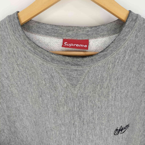シュプリーム Supreme 90s USA製 初期 ロゴ刺繍 クルーネックスウェット メンズ import:L